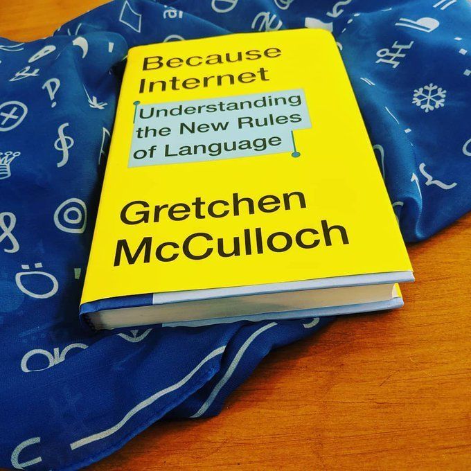 because internet on esoteric symbols scarf front