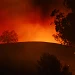 Hillside burning on Calistoga and Badger road