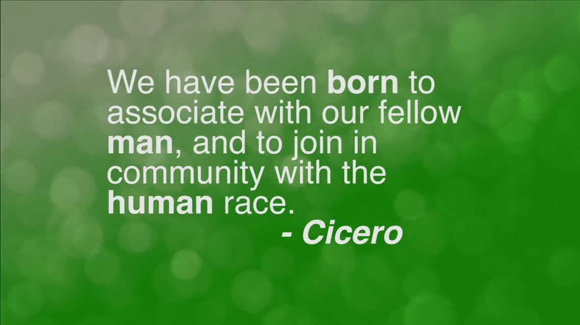 We have been born